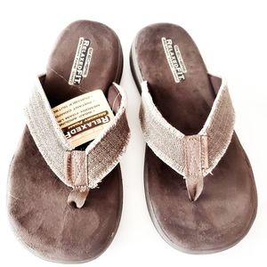 NWT Skechers Men's Flip Flap Memory Foam 360